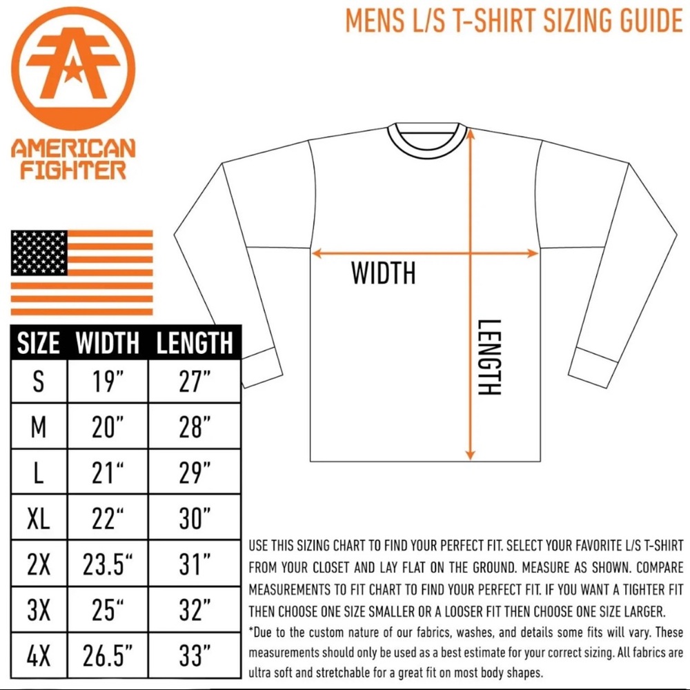 American Fighter Men’s Hoodie Averett shirt Black Premium Athletic S-3XL - Picture 7 of 9